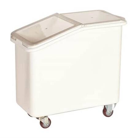 Контейнер для сыпучих продуктов 102 л. 420*750*710 мм. (-50°C /+80°C) п/э на колесах, белый /1/2/ — Бизнес Пром