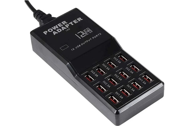 Зарядная станция для ламп на 12 USB-портов (5V-12A) /1/ — Бизнес Пром
