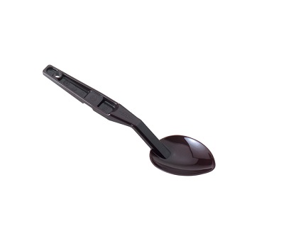 Ложка гарнирная 28 см., L ручки 20 см. черная, поликарбонат (до +120°C) MGprof /1/10/400/ — Бизнес Пром