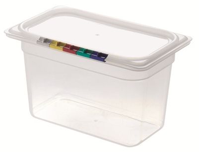 Гастроемкость 1/4 h=150 мм. 265*162 мм. 4 л. п/п прозрачная  /1/16/ — Бизнес Пром