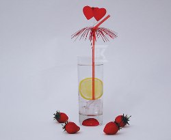 Трубочки кокт. 0,5*24 см. Сердца 50 шт/уп. /1/50/ — Бизнес Пром