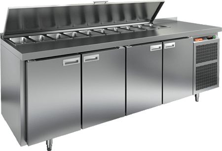 СТОЛ ДЛЯ САЛАТОВ HICOLD SL1-1111GN С КРЫШК. — Бизнес Пром