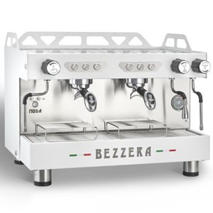 КОФЕМАШИНА АВТОМАТ BEZZERA MODA DE 2GR БЕЛАЯ+ЭКОНОМАЙЗ+ПОДСВЕТ МУЛЬТИФАЗНАЯ — Бизнес Пром