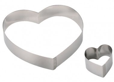 Форма кондитерская "Сердце" d=18 см. h=4 см. нерж. De Buyer  /1/ АКЦИЯ — Бизнес Пром
