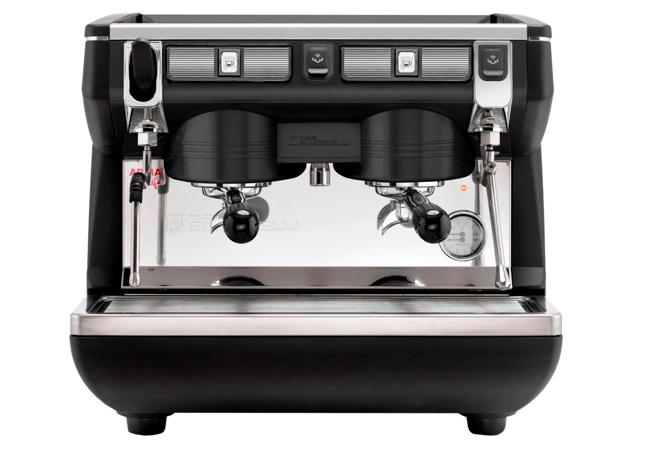 КОФЕМАШИНА APPIA LIFE COMPACT 2GR S/ ЧЕРНЫЙ+ЭКОНОМАЙЗЕР+ВЫСОКАЯ ГРУППА 1Ф 167633 — Бизнес Пром