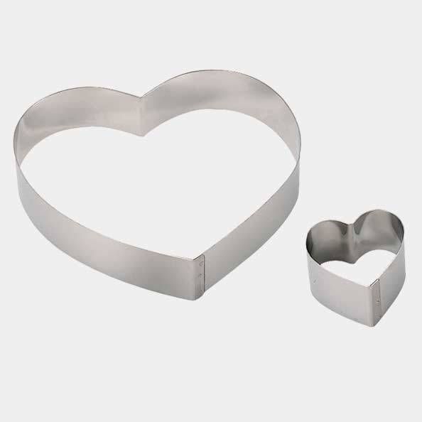 Форма кондитерская "Сердце" d=24 см. h=4 см. нерж. De Buyer  /1/ АКЦИЯ — Бизнес Пром