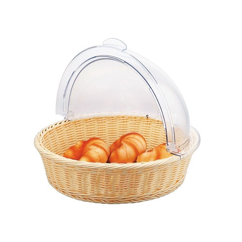 Крышка Roll-Top d=40 см. h=20 см. с ручками, пластик MGprof (корзина 69557) /1/6/ — Бизнес Пром