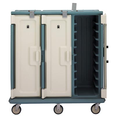 Тележка для блюд на подносах, синевато-серая Cambro /1/ — Бизнес Пром