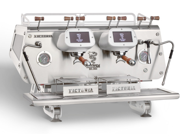 КОФЕМАШИНА АВТОМАТ BEZZERA VICTORIA PID 2 ГРУППЫ БЕЛАЯ МУЛЬТИФАЗНАЯ — Бизнес Пром