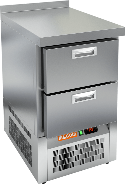 СТОЛ С МОРОЗИЛЬНЫМ ШКАФОМ HICOLD GNE 2/BT (R290) — Бизнес Пром
